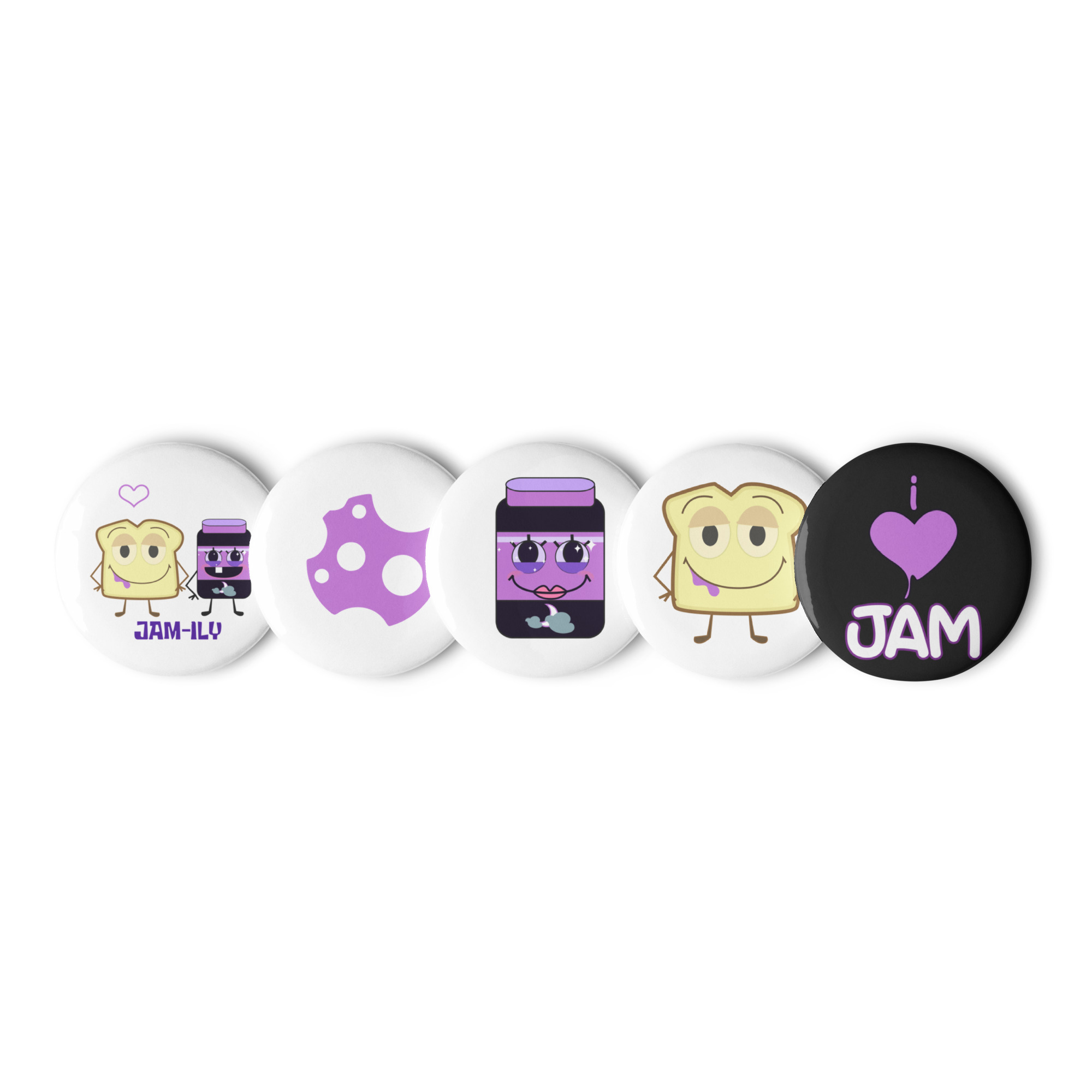 Moon Jam Pins (5-Pack)