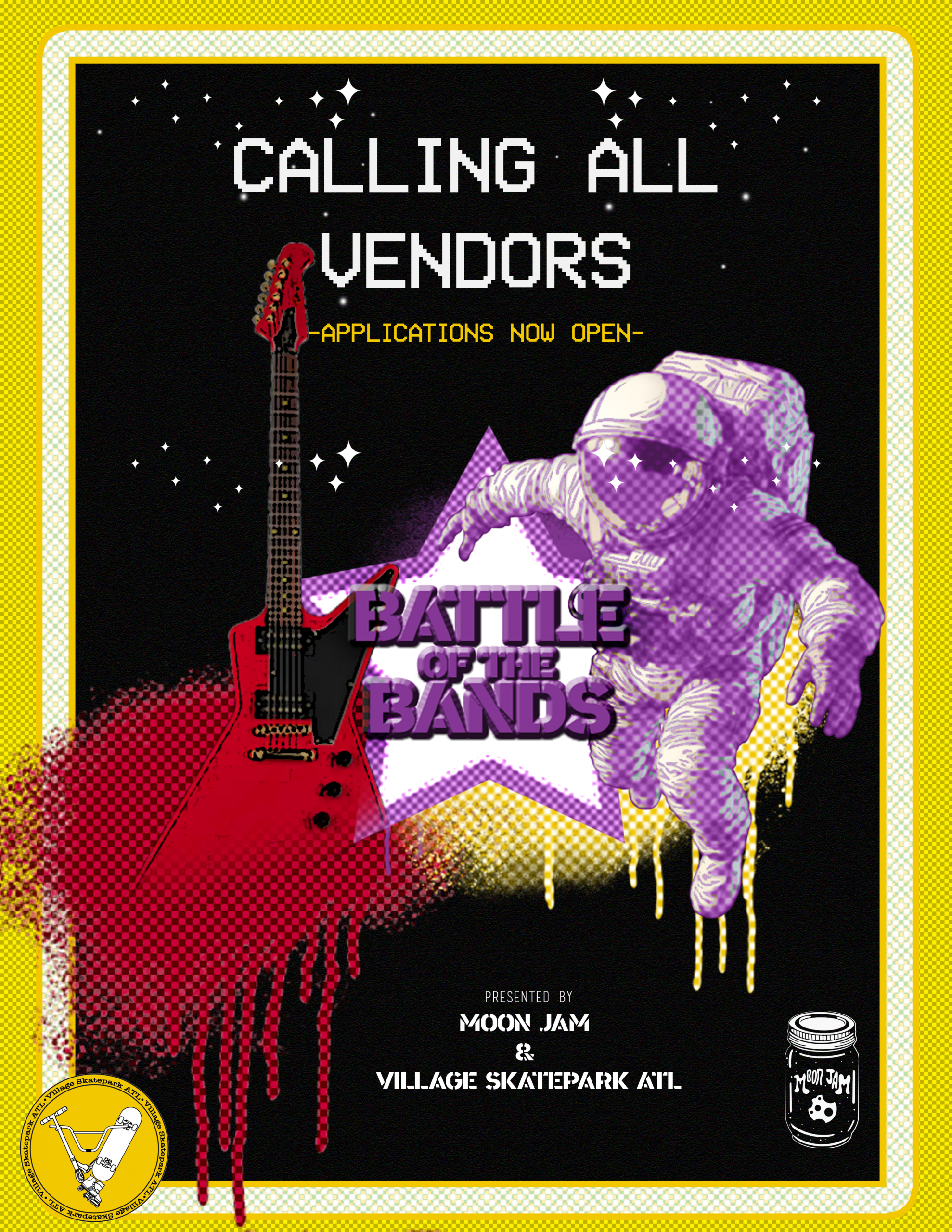 moon jam vender application callout flyer